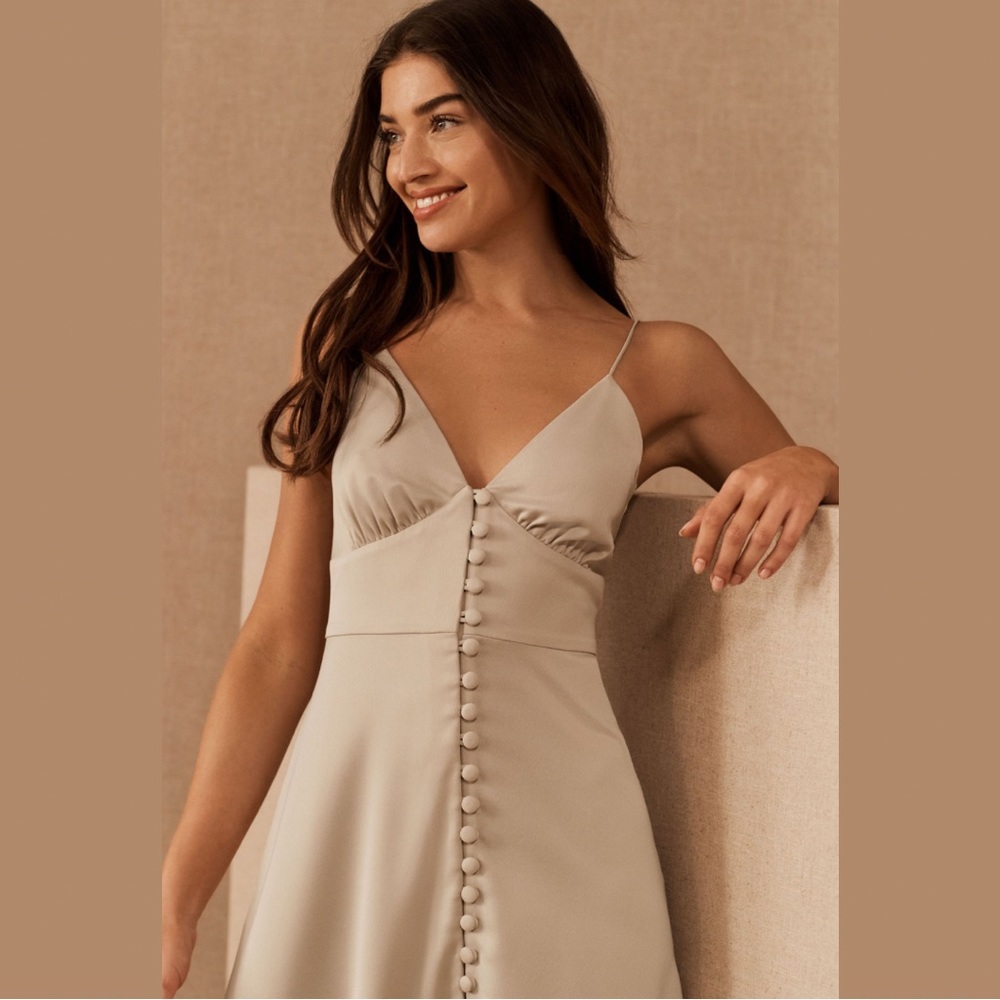 BHLDN Champagne Maren Dress